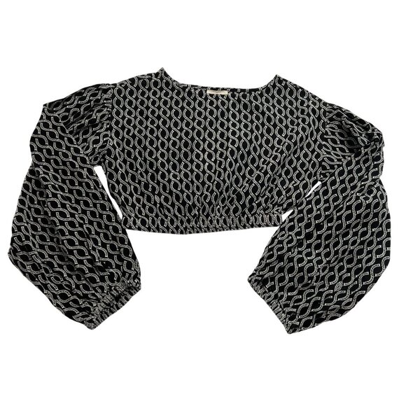 Maria de la Orden Muna Top in Black White - Picture 1 of 4